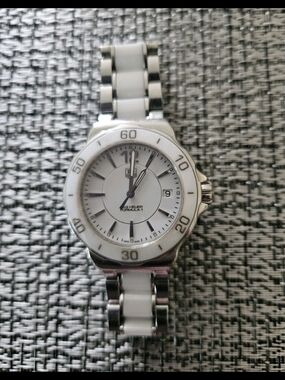 TAG Heuer Formula 1 White Ceramic & Steel Watch